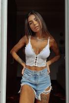 Top renda gisele Top renda gisele