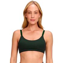 Top Reto Fitness Alto Giro Bojo Elástico Feminino 2531506