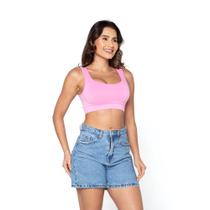 Top reto sem costura basic +