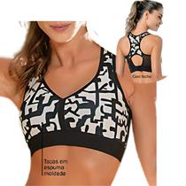 Top Ritmo Demillus Nadador com Bojo e Fecho Esportivo Top Ritmo Demillus Nadador com Bojo e Fecho Esportivo