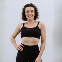 Top Ritmo Feminino Fitness Sustentação Confortável Academia
