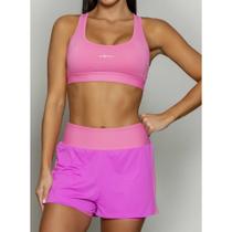 Top Run More Alta Sustentacao - feminino - rosa