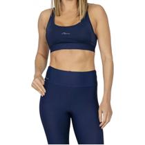 Top Run More Essencial Alta Sustentacao - feminino - azul Top Run More Essencial Alta Sustentacao - feminino - azul