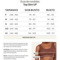 Top Segunda Pele Sem Costura Ultra Comfort Skin UP - Fita UP Top Segunda Pele Sem Costura Ultra Comfort Skin UP - Fita UP