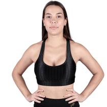 Top Selene 3D Com Bojo Removivel Preto Top Selene 3D Com Bojo Removivel Preto