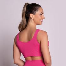 Top Selene Canelado Fitness Sem Costura