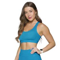 Top Selene Canelado sem costura - 20916.001 - Azul Royal