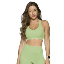 Top Selene Canelado sem costura - 20916.001 - Menta Top Selene Canelado sem costura - 20916.001 - Menta