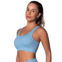 Top Selene Canelado Sem Costura Feminino