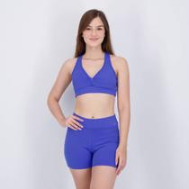 Top Selene Com Bojo Basic Feminino Azul