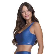 Top Selene com bojo fitness - 24623.001 - Azul náutico