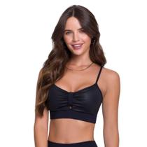 Top Selene Com Recorte Cirrê Feminino Top Selene Com Recorte Cirrê Feminino