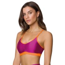 Top Selene com recorte e bojo - 24602.001 - Magenta/coral Top Selene com recorte e bojo - 24602.001 - Magenta/coral