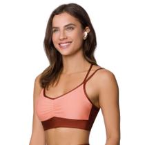 Top Selene com recorte e bojo - 24608.001 - Vermelho/terracota Top Selene com recorte e bojo - 24608.001 - Vermelho/terracota