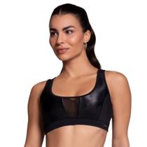 Top Selene Com Recortes Tule Cirre e Bojo Feminino Top Selene Com Recortes Tule Cirre e Bojo Feminino