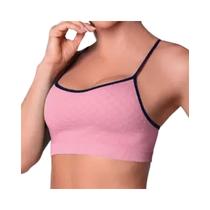 Top Selene Fitness Com Bojo 20927 Malva Mescla