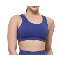 Top Selene Fitness Sem Bojo 20917 Azul Indigo