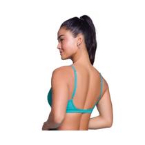 Top Selene Ginástica Com Bojo 24640 Azul Top Selene Ginástica Com Bojo 24640 Azul