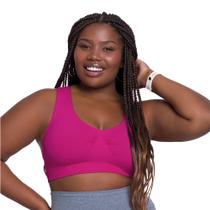 Top Selene Plus Size Sem Costura Alça Larga e Conforto