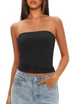Top sem alça Feminino Darong com Bojo Embutido e Dupla Camada