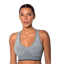Top Sem Costura Básico Trifil Sport Academia Feminino Sem Bojo e Sem Aro