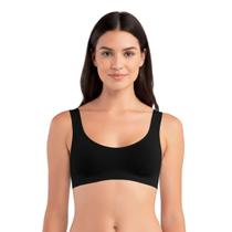 Top She 750.02 Regata Sem Aro Sem Bojo Não Marca Microfibra
