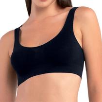 Top She 750.02 Regata Sem Aro Sem Bojo Não Marca Microfibra