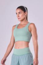 Top signature samba reto dupla face verde eletric/verde iceberg Top signature samba reto dupla face verde eletric/verde iceberg