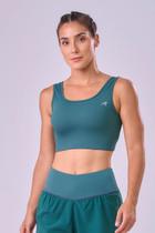 Top Signature Samba Reto Dupla Face Verde Mediterrâneo e Verde Menta Top Signature Samba Reto Dupla Face Verde Mediterrâneo e Verde Menta