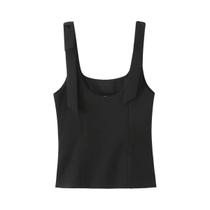 Top Slim Amarelo Com Laço Para Mulheres, Camiseta Sexy E Chic Com Zíper, Blusas Curtas De Verão Y2K Top Slim Amarelo Com Laço Para Mulheres, Camiseta Sexy E Chic Com Zíper, Blusas Curtas De Verão Y2K