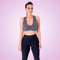 Top Sport Cinza com Bojo