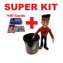 Top Super Kit Boneco + 100 Cards + Caneca Enaldinho +/- 20