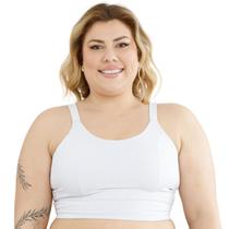 Top Suplex Esportivo Confortável S/bojo Reforçado Plus Size 3045A