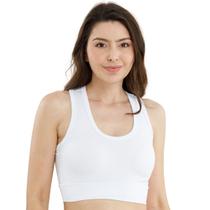 Top Suplex Feminino Básico Esportivo S/bojo Confortável Slim Fit 3040A