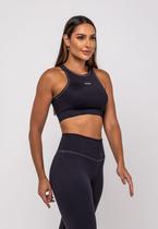 Top Suplex Poliamida Costura Preto Salvatore Top Suplex Poliamida Costura Preto Salvatore