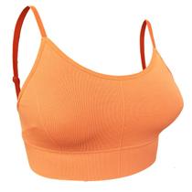 Top Sutiã Plus Size Bojo Removível Alça Fina Confortável