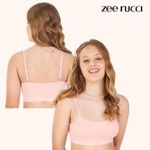 Top Teen Com Bojo Removível Sem Costura Juvenil Zee Rucci - ZR2400005 Top Teen Com Bojo Removível Sem Costura Juvenil Zee Rucci - ZR2400005