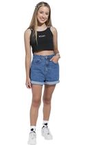 Top Teen Feminino Amora Meia Malha 51631