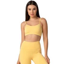 Top Trinys Comfort Fit Impact Feminino - Amarelo Top Trinys Comfort Fit Impact Feminino - Amarelo
