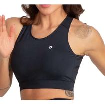 Top Trinys Flex Run Ajustavel Com Bojo Remov Fem - Preto