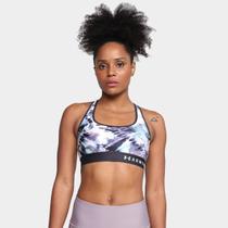 Top Under Armour Mid Crossback Print Média Sustentação Top Under Armour Mid Crossback Print Média Sustentação