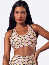 Top Vestem Estampado Madrid Rosa e Preto Top Vestem Estampado Madrid Rosa e Preto