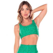 Top Vestem Media Sustentacao Myst - feminino - verde