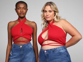 Top Vista Magalu x Letticia Munniz Transpassado Ponto Roma Top Vista Magalu x Letticia Munniz Transpassado Ponto Roma