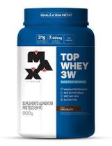 Top Whey 3W 900G Baunilha - Max Titanium - Probiótica