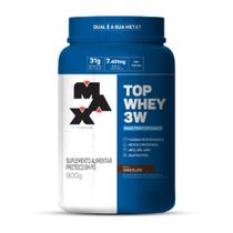 Top Whey 3w 900g - Max Titanium - 31g de Proteinas