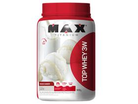 Top Whey 3W 900G Max Titanium Sabor Leite