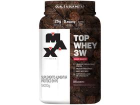 Top Whey 3W (900g) - Sabor: Mais Sabor - Brigadeiro Top Whey 3W (900g) - Sabor: Mais Sabor - Brigadeiro