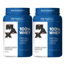 Top Whey 3w Mais Performance 1,8kg - Max Titanium ( 2 potes de 900g)