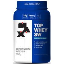 Top Whey 3W Mais Performance 900g Pote - Max Titanium - Chocolate